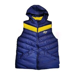 NBA 2024 All-Star Game Indy Indiana Pacers Puffer Vest Hooded Size MEDIUM